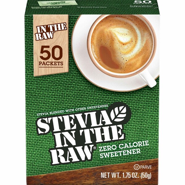 Sugar Substitute, Stevia Sweetener, 1 g Packet, 600/CT, GN PK